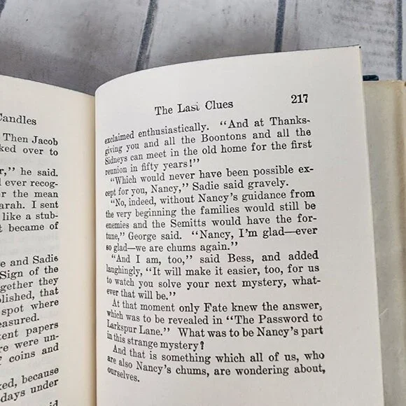 Vintage 1933 Nancy Drew Hardcover Book The Sign of the Twisted Candles - Picture 8 of 10